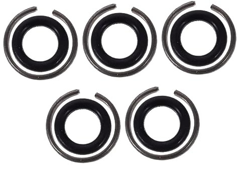 ABOOFAN 5 Sätze Schlüsselring O-ring Schraubenschlüsselring Steckdosenhalter Mit O-ring Gummischlüsselring Sicherungsring Für Schlagschrauber Schlagreibungsring Elektrisch Ringklemme Eisen