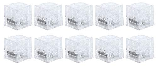 Leuchtende Eiswürfel Für Getränke, 10 Stück, Leuchtende Eiswürfel Für Getränke, Blinkende Eiswürfel, Wiederverwendbare Eiswürfel Für Getränke, Künstliches Eis, Blinkende Eiswürfel Für Getränke, LED-Ei