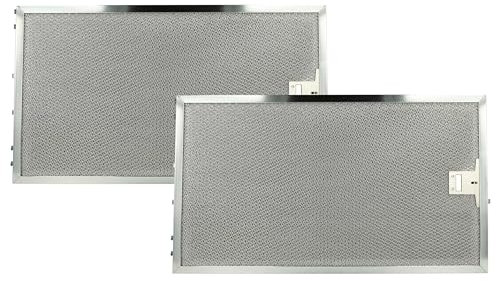 vhbw 2x filtro Anti-Grasso compatibile con Miele cappa da cucina, metallo