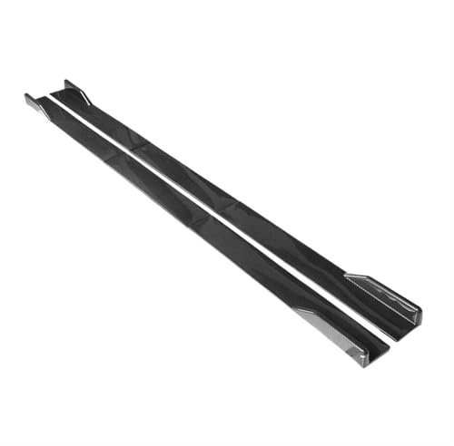 Seitenschweller 6 Stücke 2,2 M Seitenschweller-Verlängerungsplatte Automodifikation Für VW Für Golf MK5 MK6 MK7 CC Für Passat Für Jetta Für Polo Für Scirocco Winglet Diffuser(2.2m Carbon Fiber)