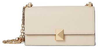 kate spade new york womens Deco Mini Leather Flap Chain Crossbody, Milk Glass Multi, One Size