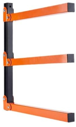 Vdaxvme Heavy Duty Wall Mount Lumber Rack Space Saving Timbers Storage Shelf 3 Tiers Wood Holder Multipurpose Firewood Organiser