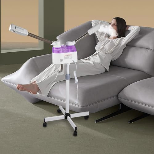 Vapore viso sauna facciale, vapore viso professionale, con ugello girevole a 360°, per centri di cura della pelle, club sanitari, uso domestico e studi di bellezza.