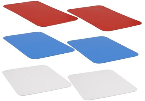 KITANDOVE 6pezzi Pz Toppe Riparazione Gonfiabili Impermeabili PVC Kit per Riparazione Barche Kayak Canoe e Piscine Set Versatile e Resistente per Riparazioni Sicure