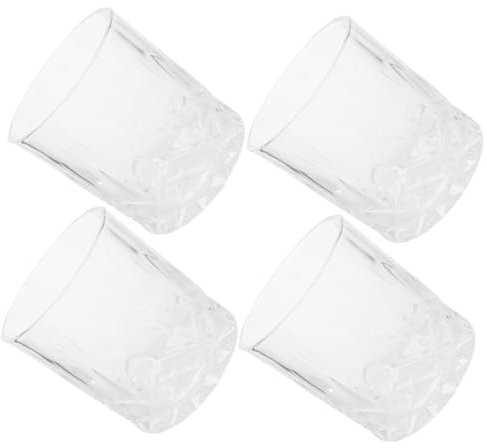 GALPADA 4piezas Copas De Vino Grabadas Vaso De Whisky De Escritorio Copas De Vino Multifunción Delicadas Para Artículos De Bar