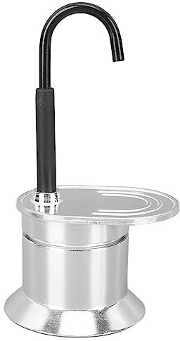 GYZOUKA Macchina da caffè Percolatore Caffettiere Coffee Maker Produttore Italiano 1 Tazza da 50 Ml in Lega di Alluminio Portatile per Campeggio da Viaggio in Campeggio a Casa Utilizzo