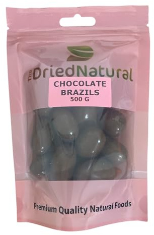 Milk Chocolate Coated Covered BRAZIL NUTS, Premium Quality, Free PP - TDN (500 g)