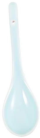 LIGIGWASH Large Spoon Multipurpose Ceramic Spoon for Home Tableware Long Handle Kitchen Supplies