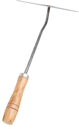 Bonbela Zappa cava per diserbo, rastrello, zappa cava, zappa da giardino