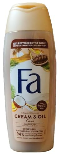 Confezione da 6 gel doccia Fa, crema e olio, burro di cacao, 250 ml