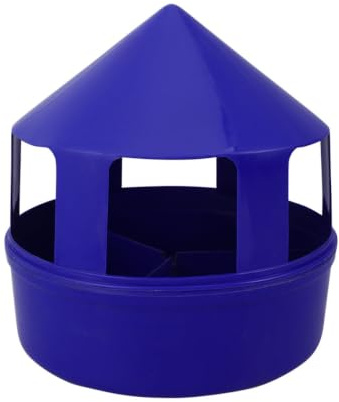 Comedero para Palomas de Plástico Azul, Dispensador Multifuncional