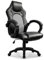 IntimaTe WM Heart Gaming Chair Ergonomic for Gamer, Adults Executive Office Chair with Arms Adjustable PC Computer High Back Desk Chair Reclining Racing Swivel with Head Support grey