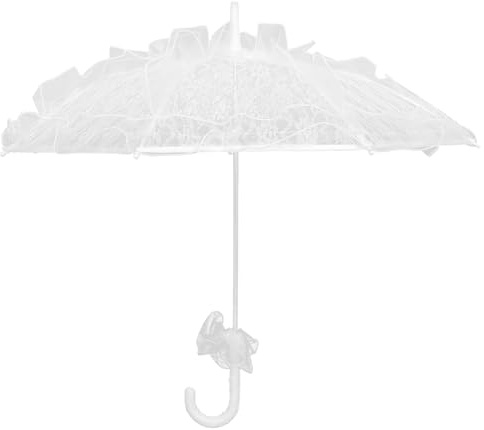 BESTOYARD Ombrello Giapponese in Pizzo Per Sposa-Decorazione Elegante Per Matrimonio Taglia Piccola