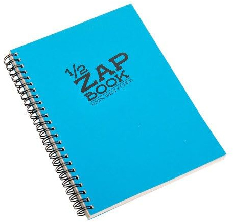 CLAIREFONTAINE Zap Book Spiralbindung, 80 Blatt, 14,8 x 21 cm, 80 g, zufällige Farbauswahl, 5 Stück