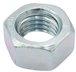 D2D | VPE: 10 Stück - Sechskantmuttern - Größe: M16 - DIN 934 / ISO 4032 - galvanisch verzinkt Güteklasse 8 | Sechskant-Mutter