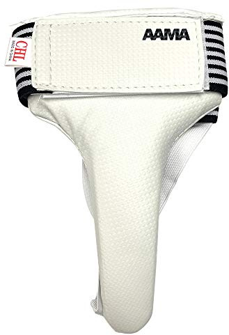 AAMA Athletic Martial Arts Taekwondo Women's Vinyl Groin Guard -XXS - Child Medium