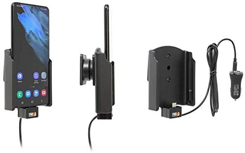 Brodit Gerätehalter 721245 | Made IN Sweden | mit Ladefunktion für Smartphones - Samsung Galaxy S21+ 5G SM-G996B/SM-G996B/DS