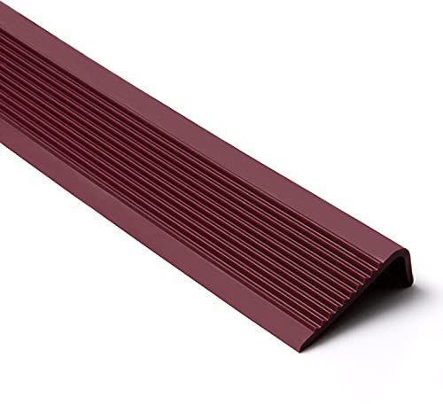 Treppenkantenprofil Safety,PVC Treppenkantenprofil Selbstklebend Winkelprofil Anti-Rutsch Treppenkante 50x25mm,Treppenstufen-Profil,Treppenwinkel-Profil,Kindergarten Stufenkanten-Profil,Rutschhemmend