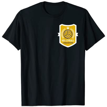 Volleyball Champion Beachvolleyball Sportler T-Shirt
