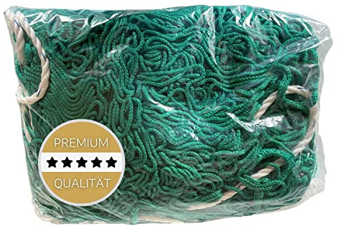 AWOTEX Auffangnetz 6 x 10 m I Personen-Schutznetz für Baustellen I Sicherheitsnetz Gerüst I 4,4 kJ Energieaufnahme I Gerüstnetz mit 10 x 10 cm Maschenweite I Sicherungsnetz Baustelle