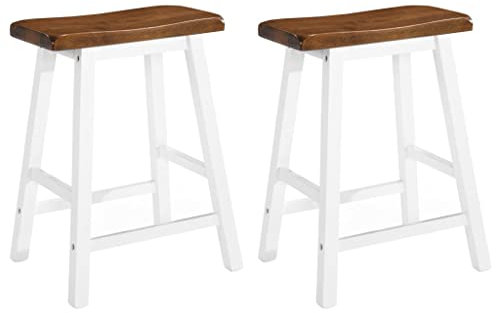 AJSEOYBS Hocker Badezimmer,Barstuhl,KüChenhockerbarhocker 2 STK. Massivholzgeeignet Für Wohnzimmer, Schlafzimmer, Büro, Bar, Küche, Pub, Badezimmer, Klassenzimmer