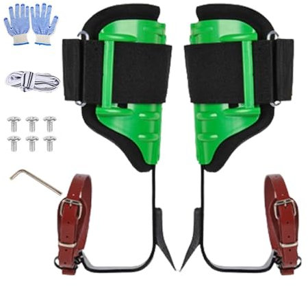 Professionelle Baumkletter-Kits | Stabile Klettersporen | Baumkletterzubehör | Kletterwerkzeuge für Baumarbeiten, Kletterausrüstung für Gartenarbeit, abnehmbare Klettersporen, Kletterbedarf