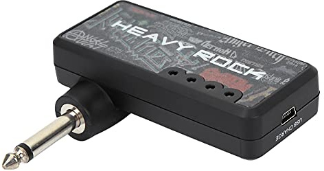 Gitarren-Kopfhörerverstärker, Tragbarer Gitarrenverstärker, Mini-Plug-Gitarrenverstärker, Wiederaufladbarer E-Gitarren-Bass-Verstärker, Kopfhörerverstärker für E-Gitarre