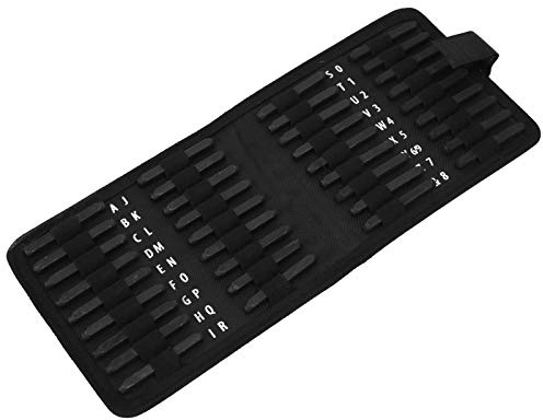 36Pcs Lettre Nombre Poinçon Set Outil En Acier BRICOLAGE En Cuir Artisanat Estampage Appuyer sur Kit 4mm pour Métal Marquage