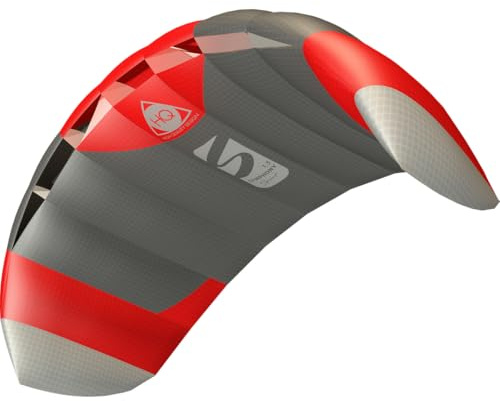 HQ Lenkmatte Symphony Sport 1.3 Fireline ab 8 Jahre einfacher Lenkdrachen | Zweileiner Matte inkl 45kp Polyester 2x25m+45cm Controlbar Drachen für Kinder und Erwachsene für Freizeit und Urlaub 55x130cm