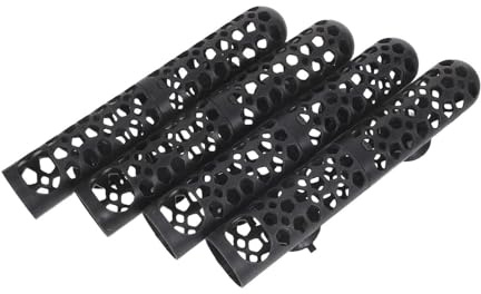 TOYANDONA 4Pcs Aquarium Heater Protective Cover Sleeve 18Cm Heat-Resistant Case with Suction Cups for Fish Tank Heaters Up to 2.8Cm Diameter Safety Shield Guard