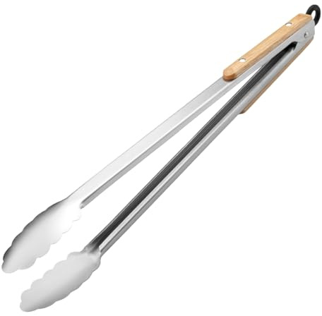 Pinzas de parrilla | Utensilios de cocina de acero inoxidable resistentes al calor y antideslizantes,Pinzas de cocina de metal,Para Barbacoa Parrilla Camping Casa Cocinar Carne Filete Freír