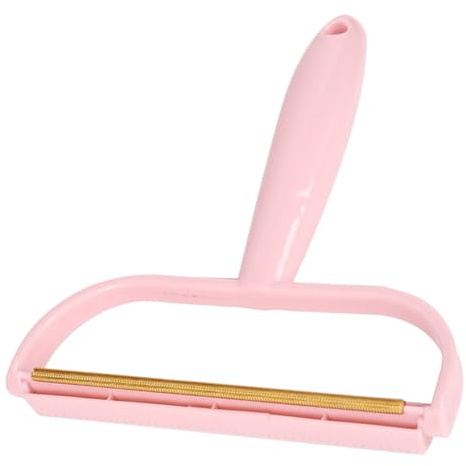 GALPADA Quitapelusas Manual Reutilizable para Ropa y Alfombras, Herramienta Compacta Rosa, Cepillo para Abrigos de Lana, Removedor de Pelusa Portátil para Viaje, Fácil de Usar