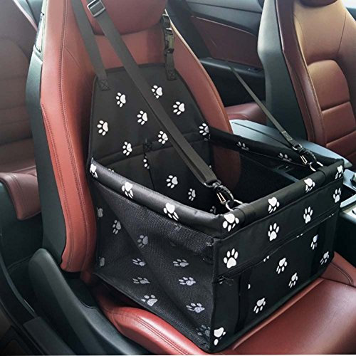 Pet Car Booster Seat Breathable Dog Supplies Waterproof,Travel Pet Car Carrier Bag Seat Cover with Safety Leash for Small Dogs Puppy Cats