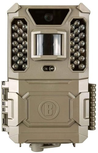 Bushnell Wildkamera Core Prime 24 MP - Fotofalle, Low Glow, hohe Reichweite, mit Befestigungsgurt, Überwachung, Garten, Trailcamera, 119932M