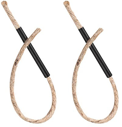 BESPORTBLE 2pcs Survival Wick Rope Cord Wick Flammable Rope for Camping Fire Starter