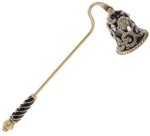 IMIKEYA Candle Snuffer, Candle Snuffer Extinguisher with Long Handle Candle Extinguisher Candle Accessory Extinguish Candle Snuffer Retro Wick Flame Snuffer for Putting Out Candle Flame Safely
