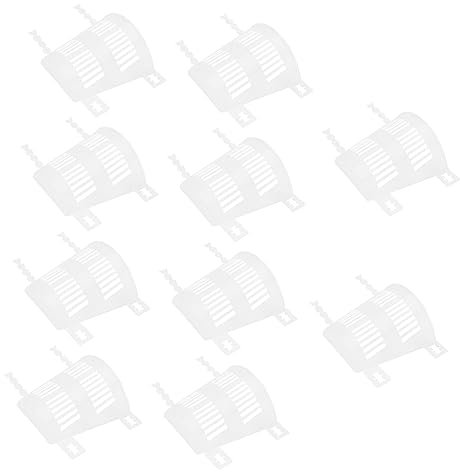 BESPORTBLE 10pezzi Vasi Per Piante Trasparenti Con Controllo Radici Ceste Da Vivai Per Fiori Per Uso e Esterno