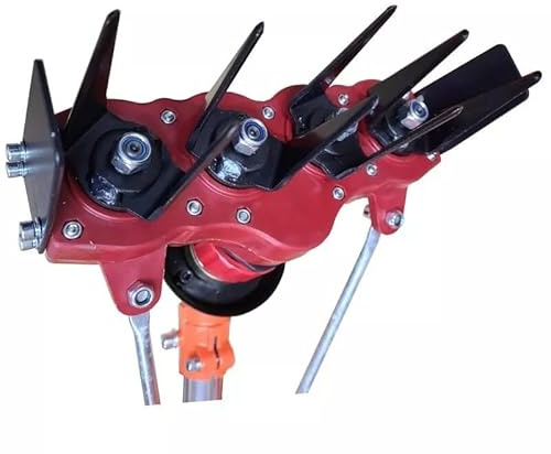 Testina Fresa per erbacce a 4 lame con attacco per decespugliatore, diametro 26 mm, 9 denti, sarchiatore,Fresa Per Decespugliatore Universale A 4 Denti Di Fresatura Elimina Erba