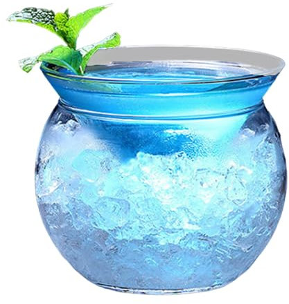 Acunny Copas de cóctel divertidas, vasos de vidrio para beber - Tazas de cóctel reutilizables Copas de beber transparentes,Copas de vino Copas de alcohol únicas para cócteles Bebidas de vino