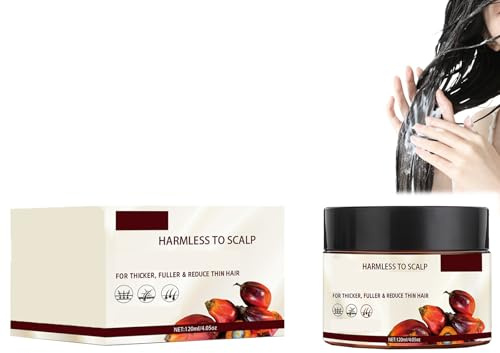 Hppsctink Batana Oil Conditioner, 120ml Natürliche Spülung, Feuchtigkeitsspendend & reparierend, Kräftigt & verdichtet, Verbessert Trockenes und Krauses Haar, shampoos
