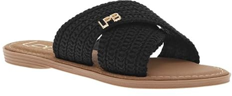 Les P'tites Bombes Lara platt sandal dam, svart, 36 EU
