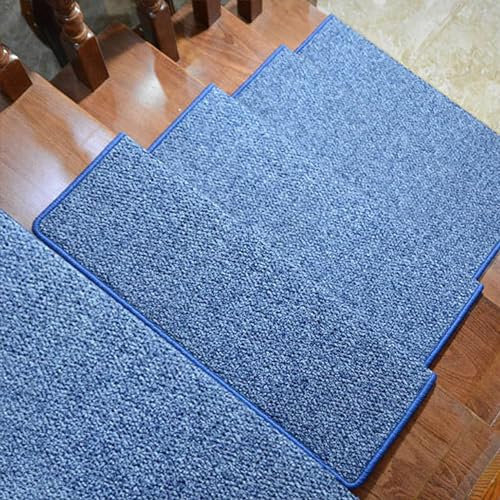 Sisal-Stufenmatten Set mit 5 rutschfesten selbstklebenden Kamel-Treppenmatten für Holztreppen im Innenbereich, 75 x 24 cm