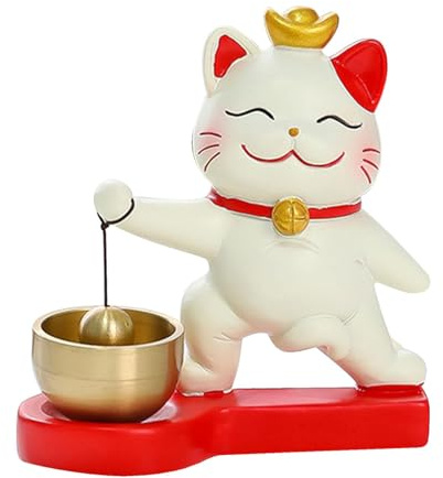 Dekorative Türklingel,Lucky Cat Türklingel | Selbstklebende Türklingel | Reizendes Türklingel, Reichtum anzieht, selbstklebende Ladenbesitzerglocke, Türdekoration zum Aufhängen, Glückskatzen-Desig