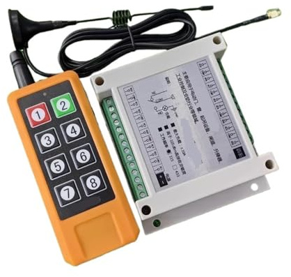 De Control Remoto Inalámbrico RF De 8 Canales, 12 V CC, 24 V, 36 V, Receptor, Transmisor, Potencia Industrial, Encendido Y Apagado.