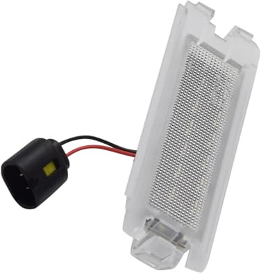 Yoegerery 2 PCS LED Licence Numéro Plaque Lumière Pour DACIA LOGAN 1 2004-2012 SANDERO 1 2008-2012 12V Lumières de Plaque de Voiture Pour RENAULT CLIO II 2 2001-2004
