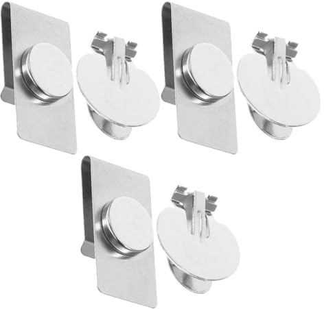 WRITWAA 3 Par Magnetiska Slipsklämmor Slipshållare Osynliga Slipsklämmor Skjortklämmor Osynliga Magnetiska Nålar Magnetiska Skjorthållare Magnetiska Slipsnål Skjortnål Slipsklämma