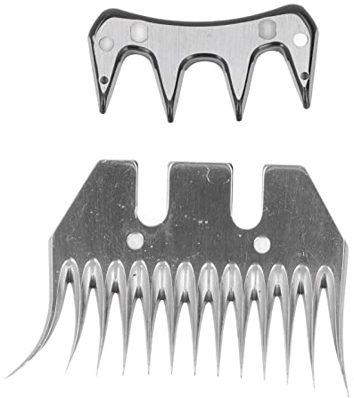 Lvifloae 13 dents curvés ciillement ciillement lame de dent curling Blade à haut carbone Cutter de remplacement pour les tondeuses en laine électrique pour les alpagas de moutons