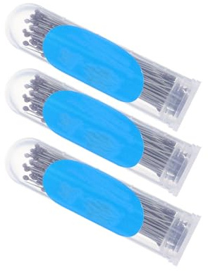 DEARMAMY 300 Aiguilles à Insectes en Acier Inoxydable Kit D’épingles Entomologiques 3 Boîtes Flacon Plastique Outils Pédagogiques pour Collection Scolaire et Laboratoire Scientifique