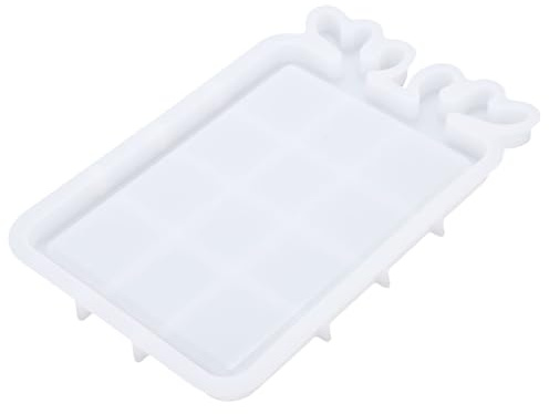 Mumusuki Molde de Bandeja de Silicona con Asta de Ciervo, Plato Decorativo Flexible para Almacenamiento de Joyas de Dulces DIY, Perfecto para Regalos Navideños