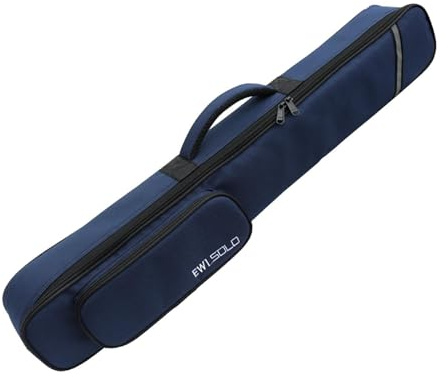 QUXVUIS Custodia per sassofono soprano e clarinetto con interno imbottito, impermeabile, disponibile per quotidiano, custodia portatile e pratica per , Blu profondo , 80x8x9cm
